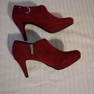 Dark Red Ankle Boots Size 8.5